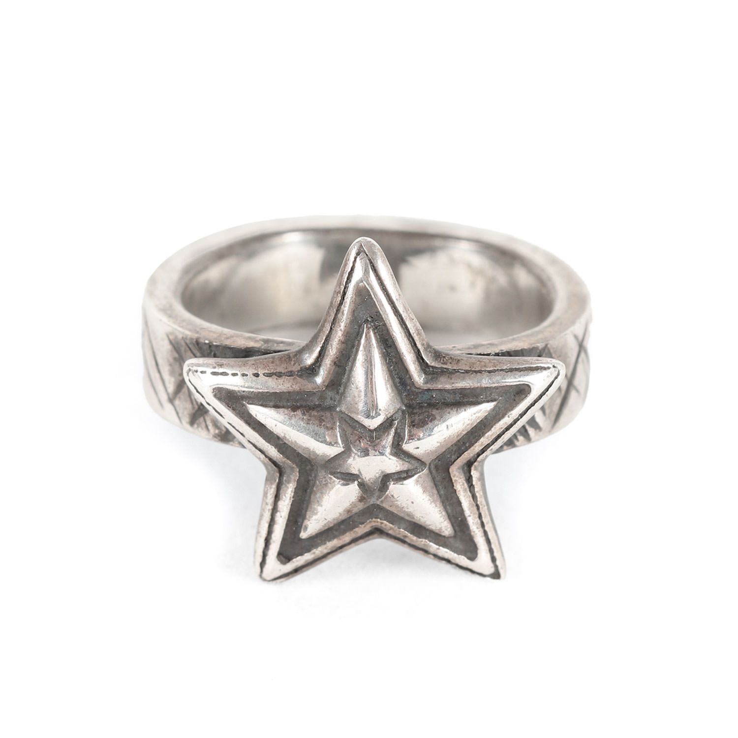 CODY コディサンダーソン リング シルバー サイズ 5号 タイニースター in スター Tiny Star w Cat Scratch ブランド ジュエリー 指輪 メンズ