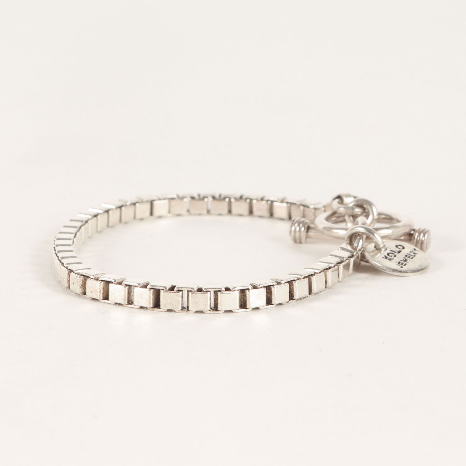 XOLO JEWELRY ショロ ジュエリー ブレスレット シルバー サイズ 17 cm ベネチアン リンク Venetian Link Bracelet ブランド メンズ