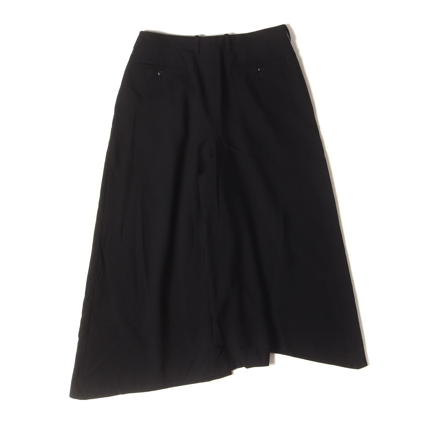 LAD ラッドミュージシャン パンツ ブラック 黒 サイズ 42 アシンメトリー ギャバジン 2119-555 ボトムス ズボン メンズ