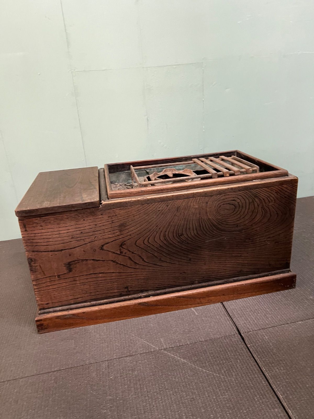 ⭐︎ 昭和 レトロ 長火鉢 日本家屋 関東長火鉢 火鉢 灰付き 古民家 古