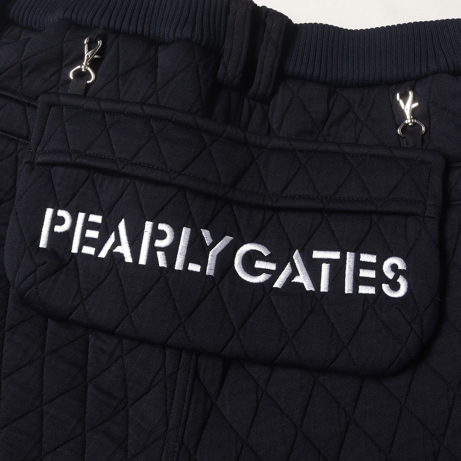 PEARLY GATES パーリー ゲイツ パンツ ネイビー 紺 サイズ:5 | 24AW ポーチ付き ポリエステル キルト ジャガード パンツ (053-4231111) / SAMPLE | ボトムス ズボン【メンズ】【K4650】 新品】PEARLY GATES パーリー ゲイツ パンツ ネイビー 紺 サイズ:5