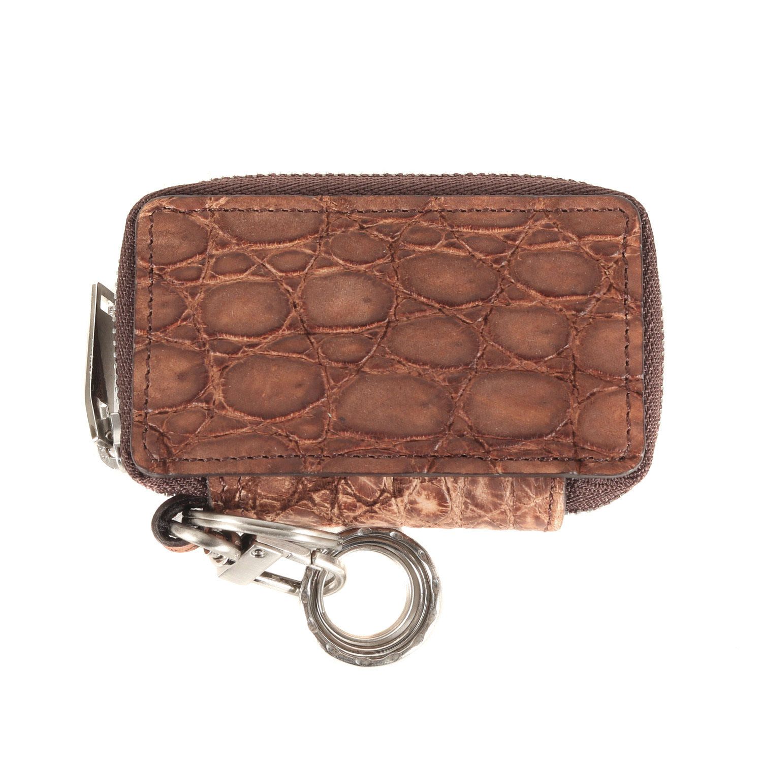 THE SOLE ザ ソール クロコダイルレザー スマート キーケース アンティークブラウン ブランド ファッション アイテム メンズ