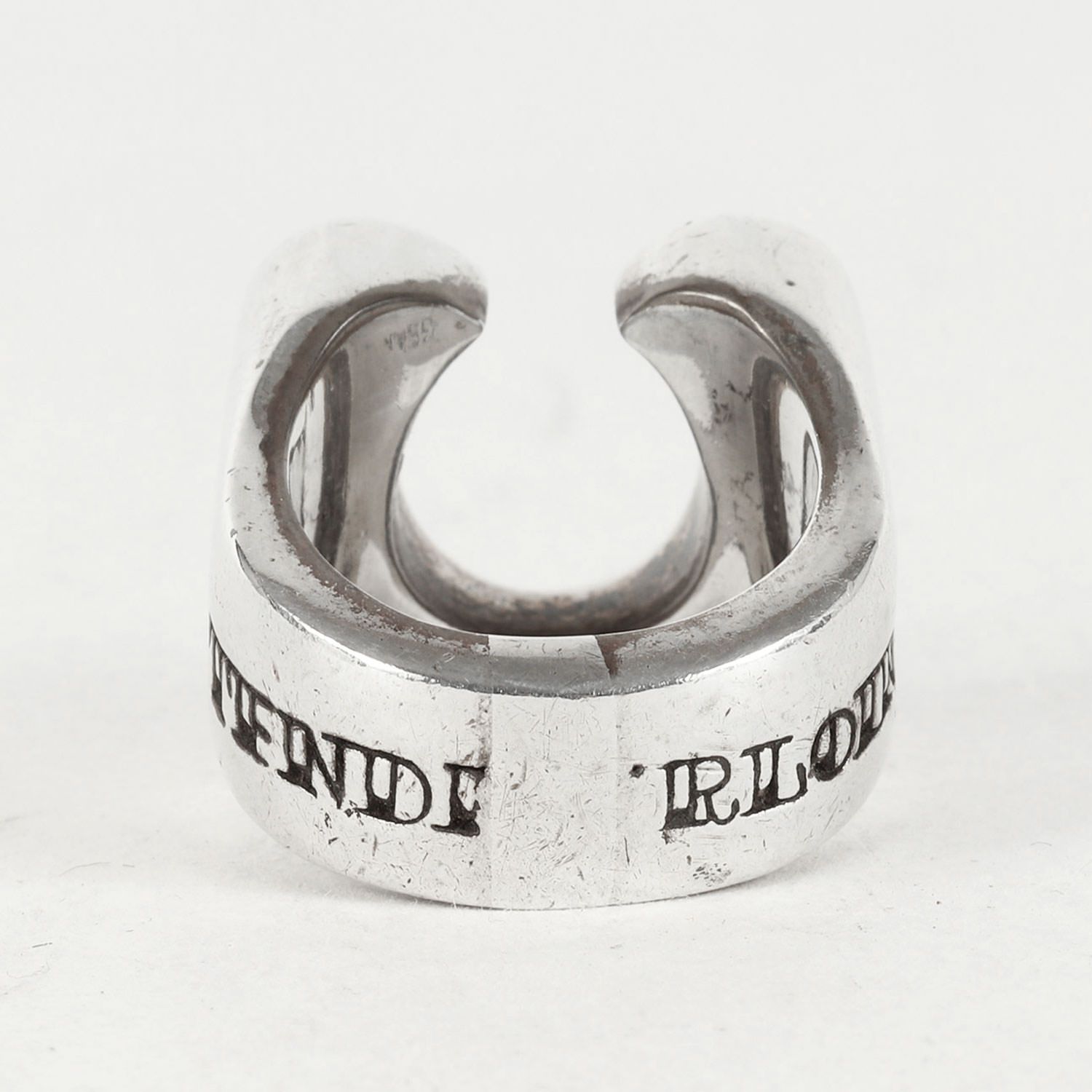  テンダーロイン リング サイズ 19号 ダイヤ ホースシュー H S RING SILVER STONE シルバー ブランド ジュエリー 指輪 メンズ リング 指輪 アクセサリー