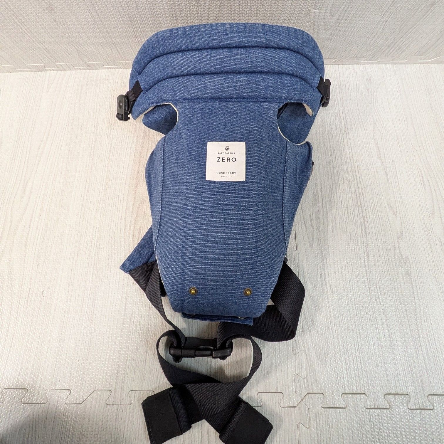 良品 キューズベリー ゼロ 抱っこ紐 CUSEBERRY ZERO 新生児 デニム