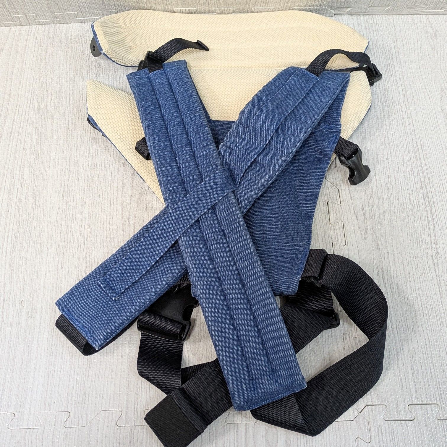 良品 キューズベリー ゼロ 抱っこ紐 CUSEBERRY ZERO 新生児 デニム