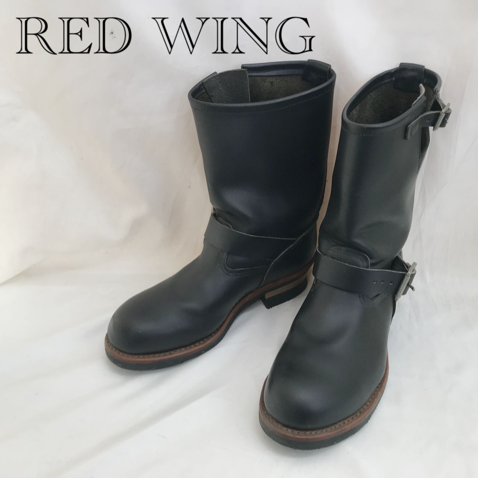RED WING レッドウィング 2268 エンジニアブーツ US 9 1 2 ブラック 27.5 cm メンズ 靴