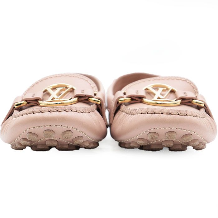 A17105 美品 ルイヴィトン モックトゥドライビングシューズ ピンク37.5 A17105 美品 ルイヴィトン モックトゥドライビングシューズ ピンク37.5