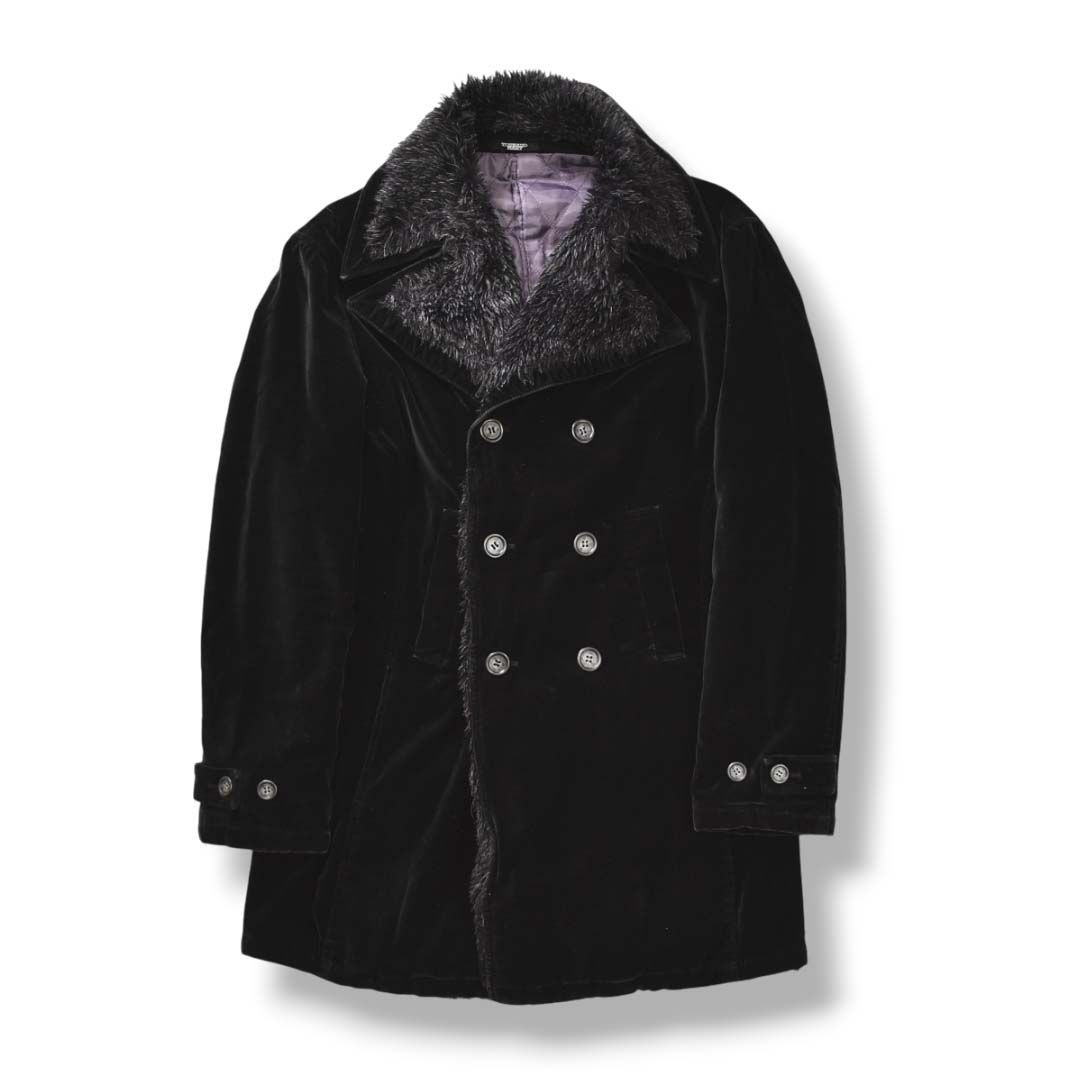 トルネードマート TORNADO MART ベロア ファー コート キルティング