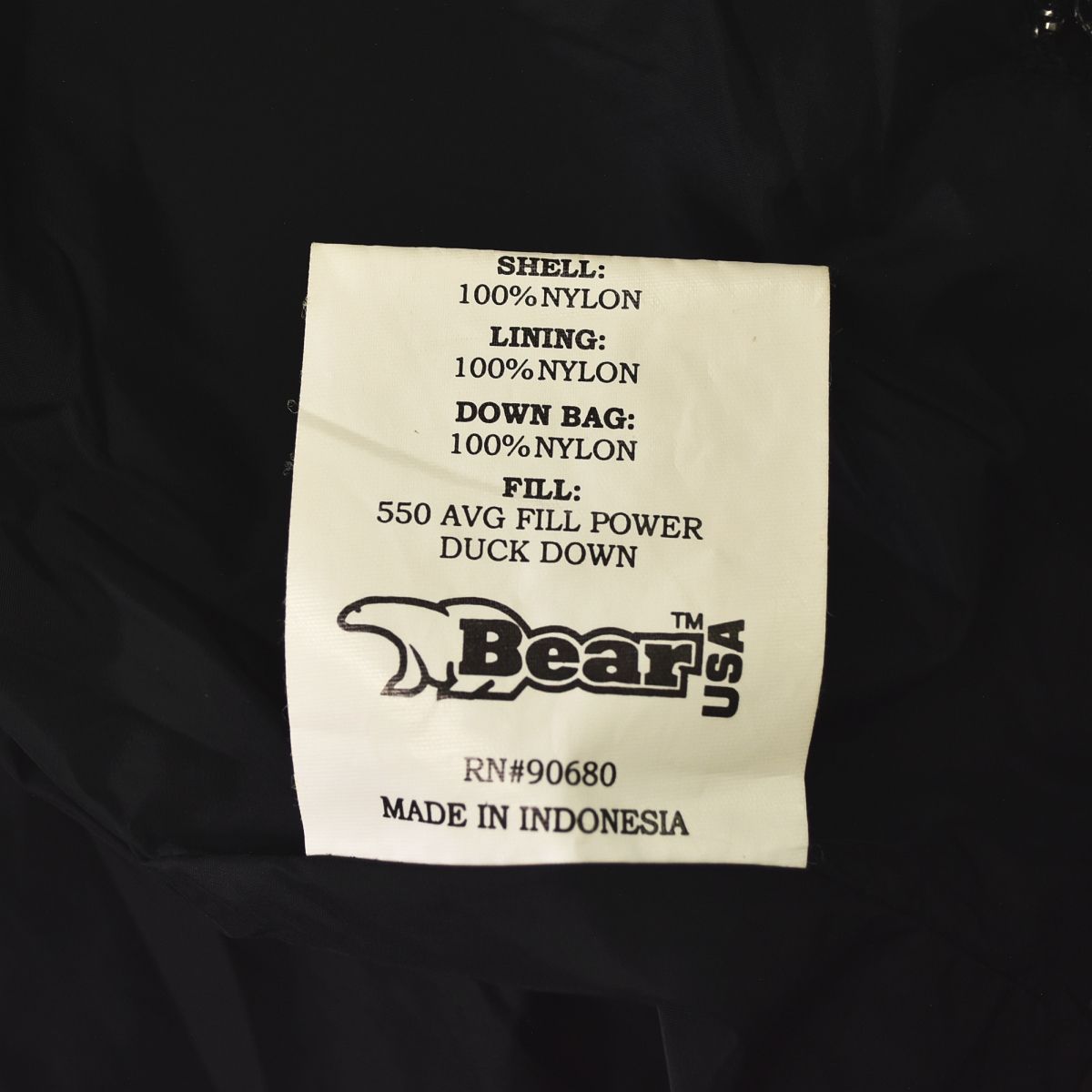 90s ヴィンテージ ベアー BearUSA 550FP フィルパワー フーデット 