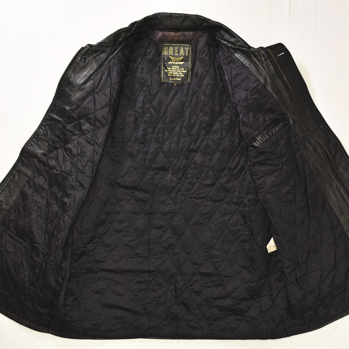 上質】 90sヴィンテージ GREAT air wear グレート エア ウェア 牛革