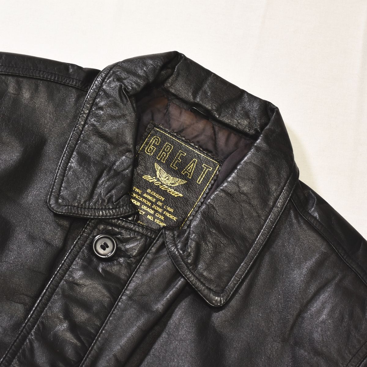 上質】 90sヴィンテージ GREAT air wear グレート エア ウェア 牛革