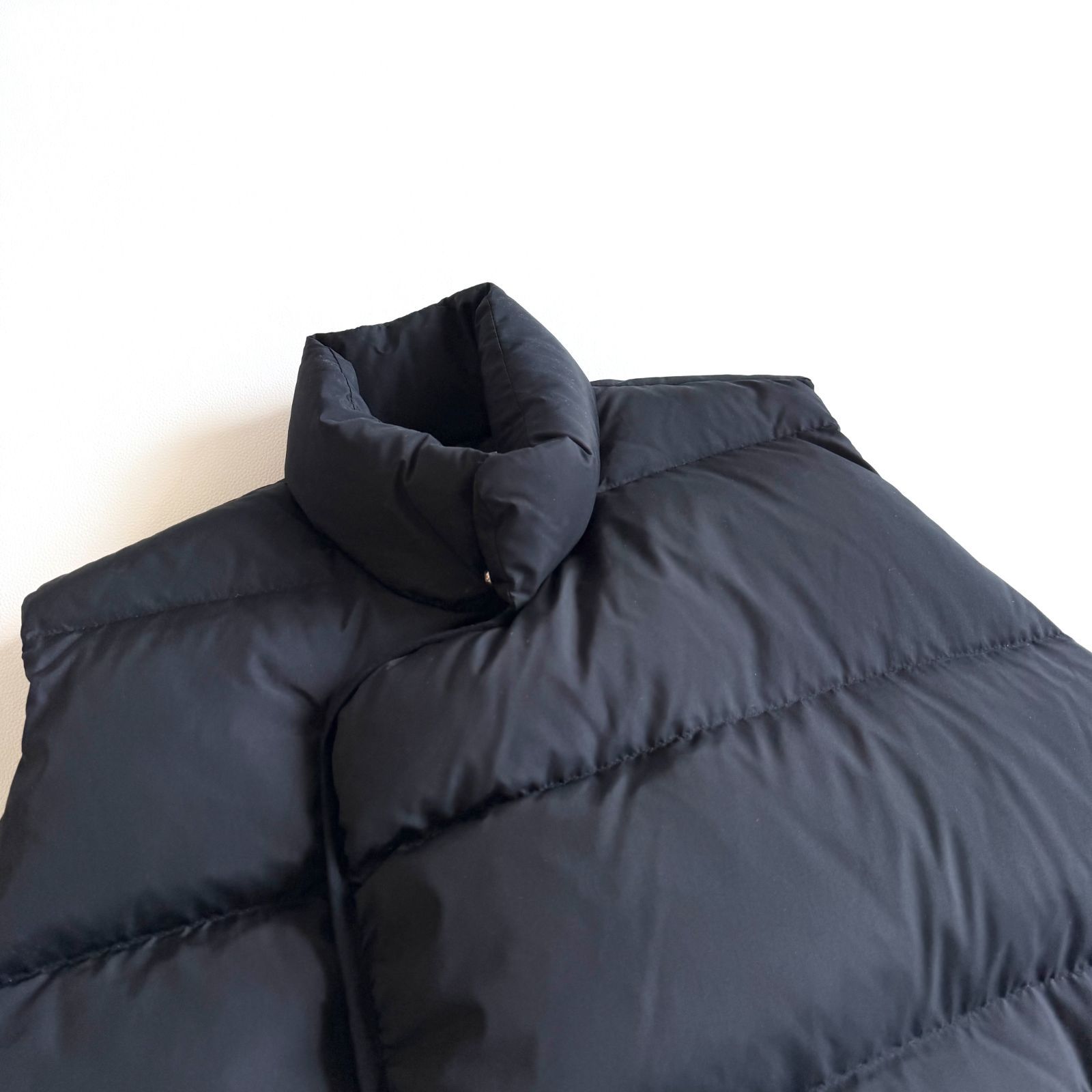 NEARBYME ニアバイミー オーバーサイズ ダウンベスト ブラック ダウン