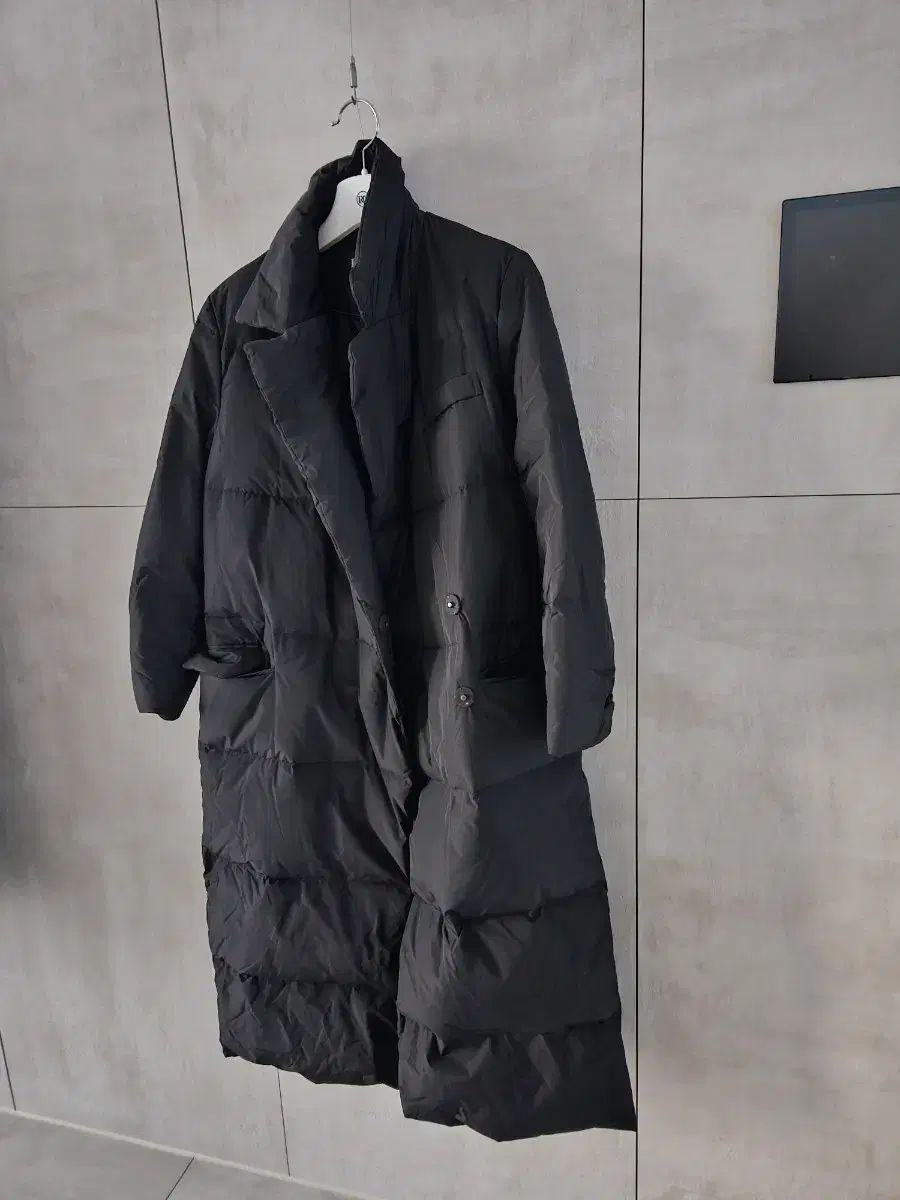 ブラック ロング ダウン コート Free!