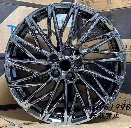 19インチ鍛造真空メッキスパイラル改装ホイール トヨタアルファードセナ用