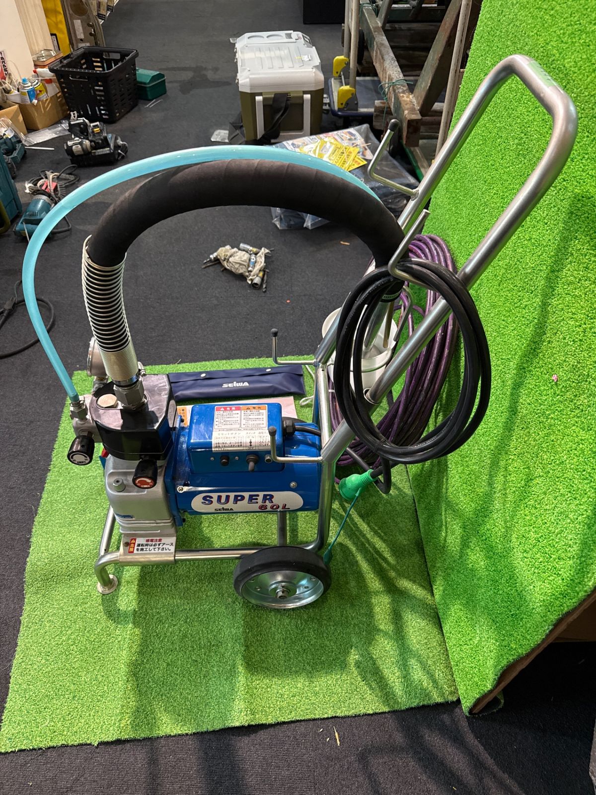 店頭引取 品 ｻ-254 長期 SEIWA エアレス ホース付