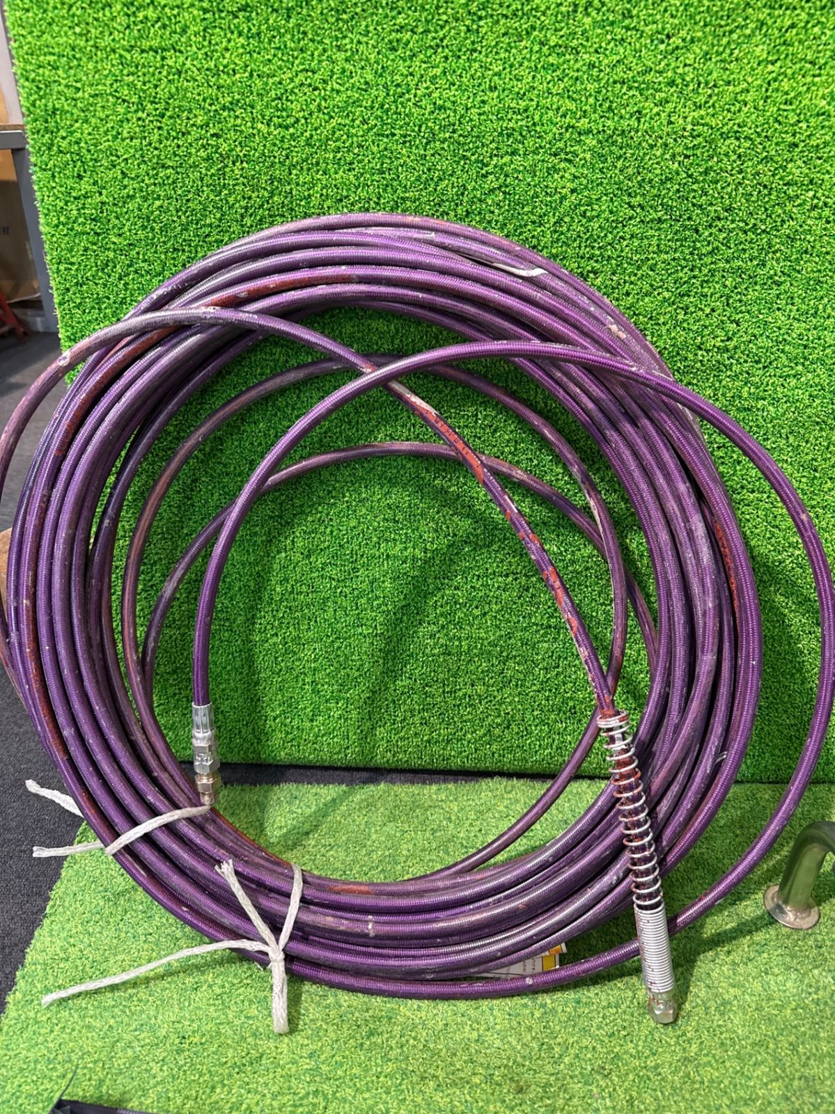  店頭引取 品 ｻ 254 長期 SEIWA エアレス ホース付 電動ポンプ 電動工具 エア工具