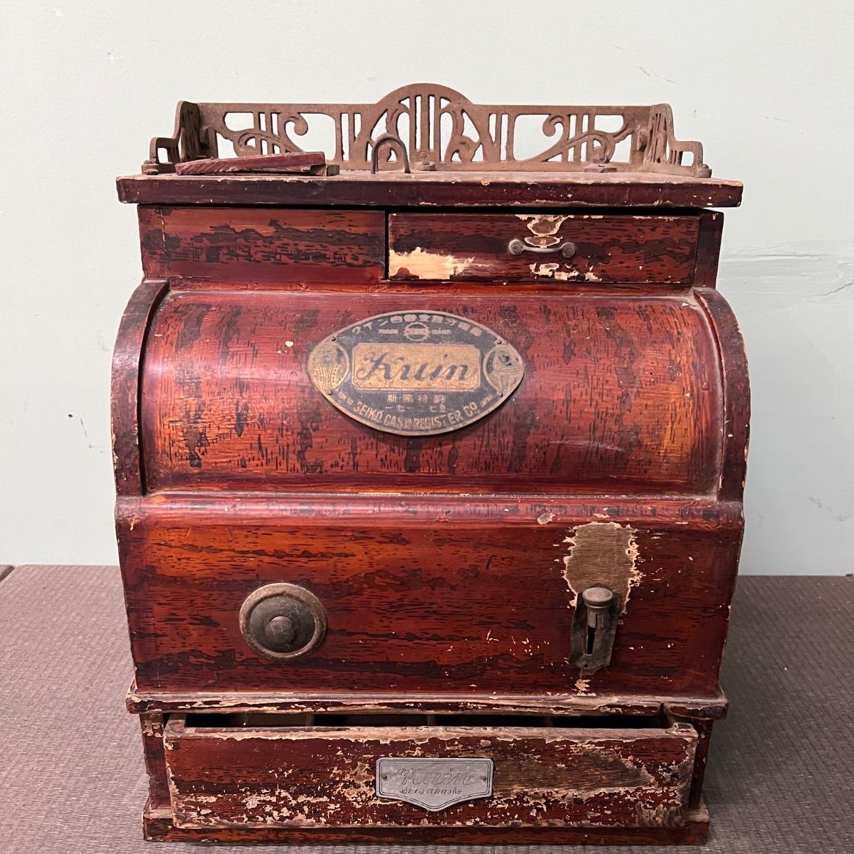 ⭐︎ 精工舎 アンティーク レジスター 明治 金庫 木製 - メルカリ