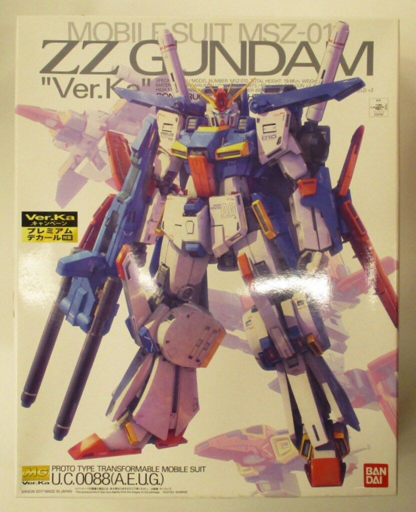 MG 1/100 ダブルゼータガンダム Ver.Ka プレミアムデカール付属版 バンダイ MG 1/100 機動戦士ガンダムZZ MSZ-010 ダブルゼータガンダム