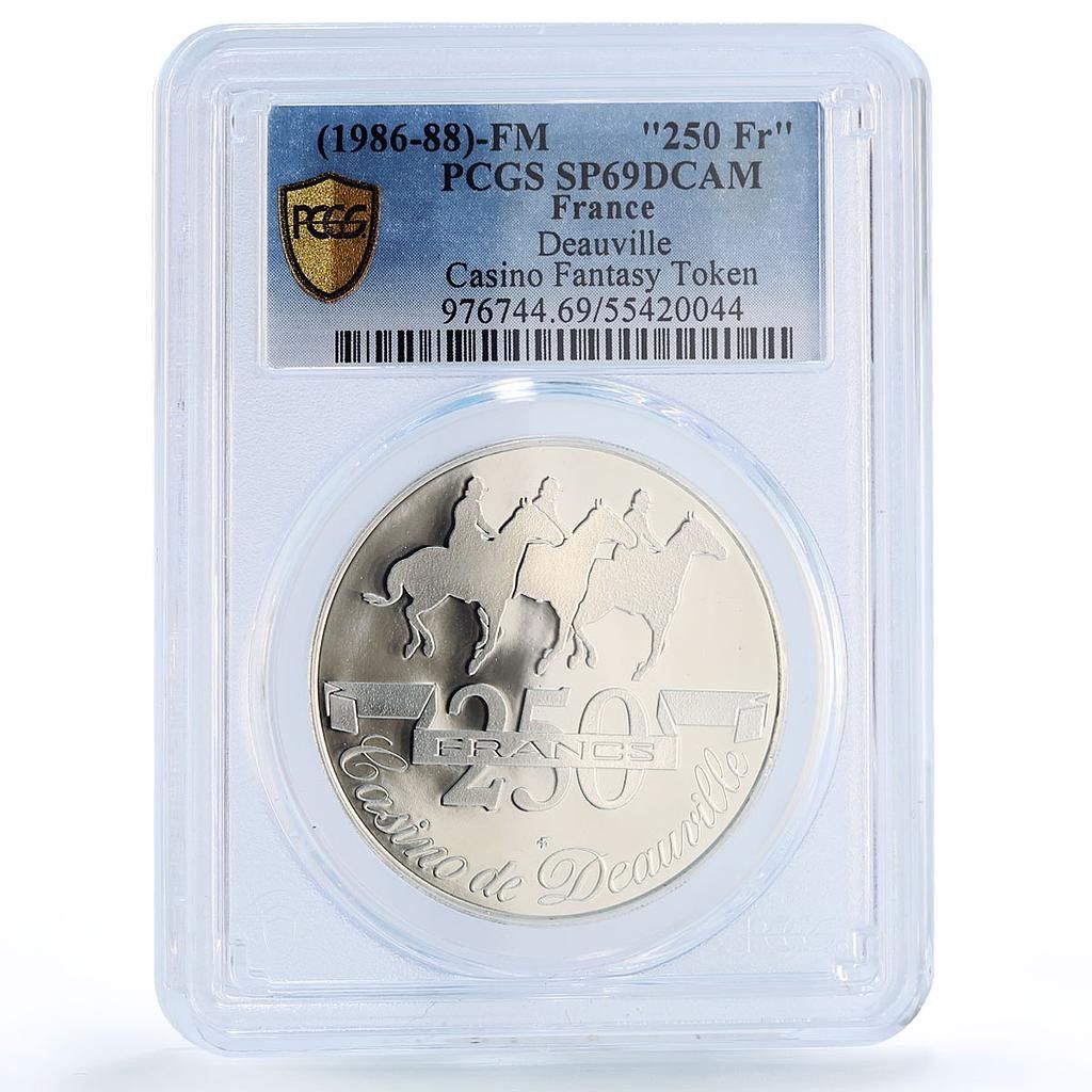 フランス ドーヴィル カジノ ファンタジー トークン 250 フラン ホース