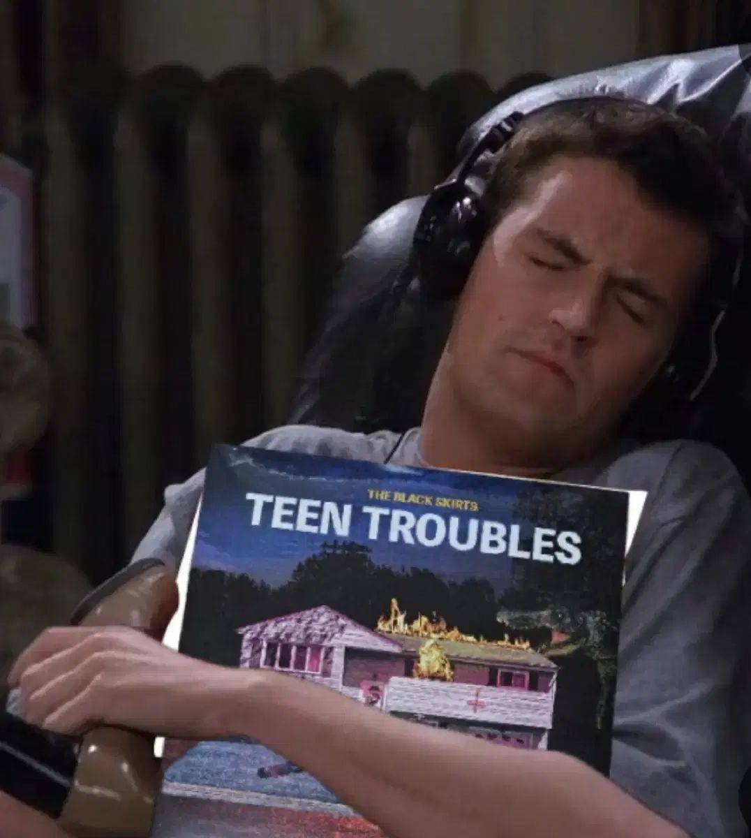 The Black Skirts コムジョンチマ 着色 Teen Troubles LP