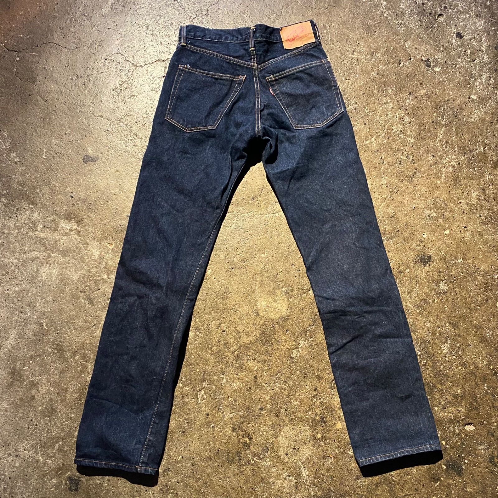 DENIME 旧ドゥニーム ストレートデニムパンツ セルヴィッジ インディゴ 