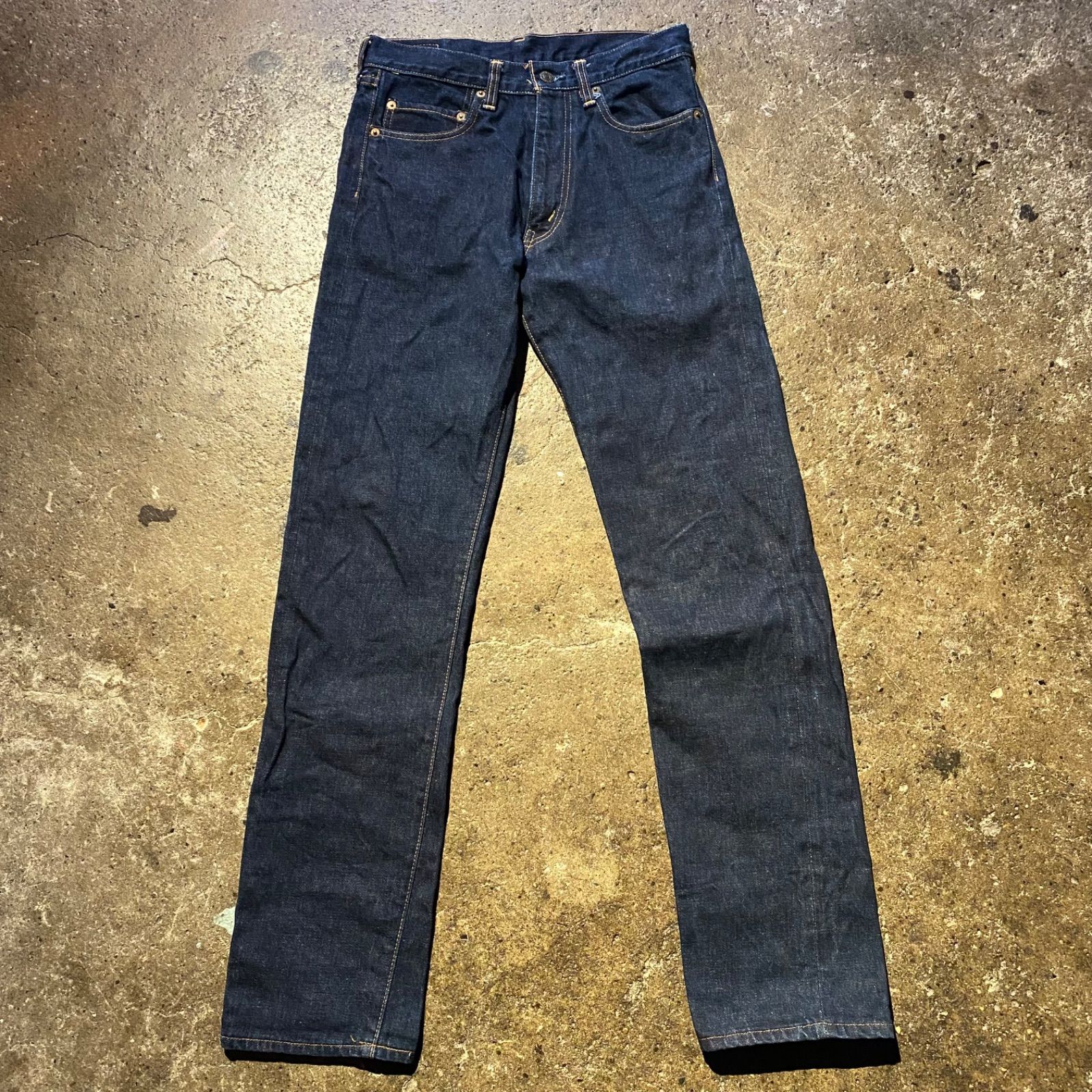 DENIME 旧ドゥニーム ストレートデニムパンツ セルヴィッジ インディゴ 