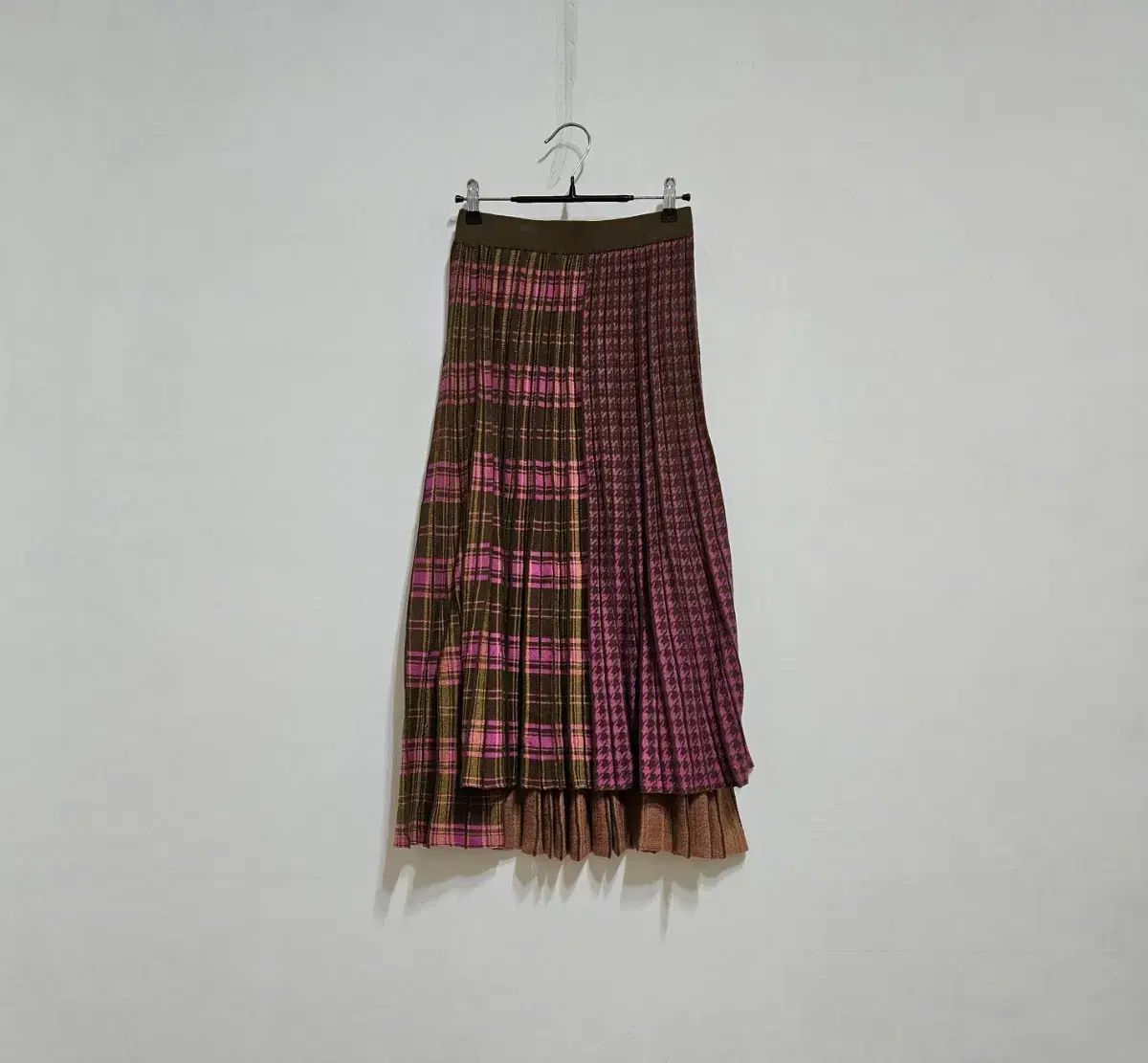 The HANDSOME SYSTEM シャーリング スカート ロング丈