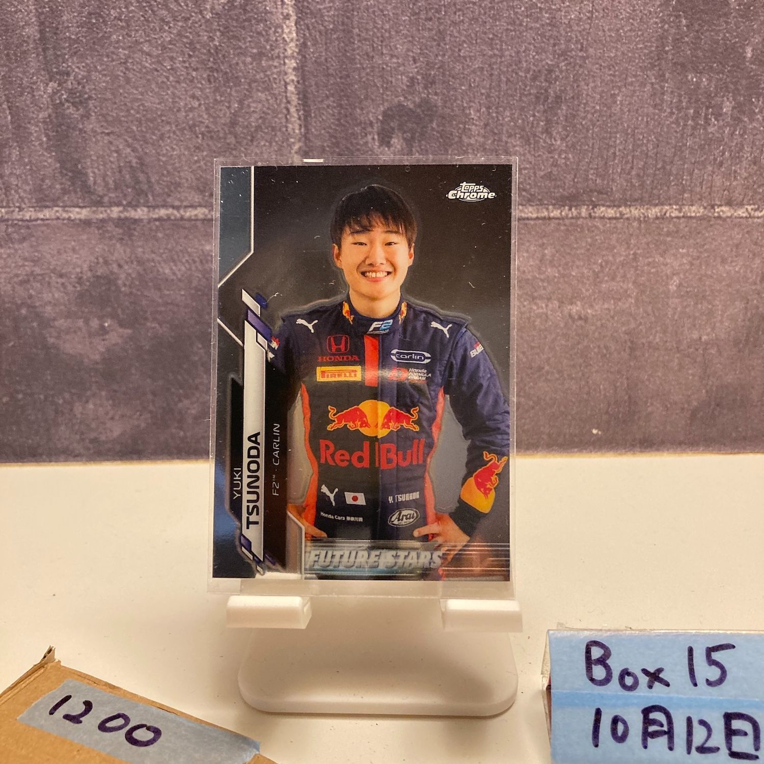 2020 Topps PSA 10 Chrome Sapphire RC角田裕毅 2020 Topps Chrome Yuki Tsunoda 角田裕毅 F2 Carlin Future Stars