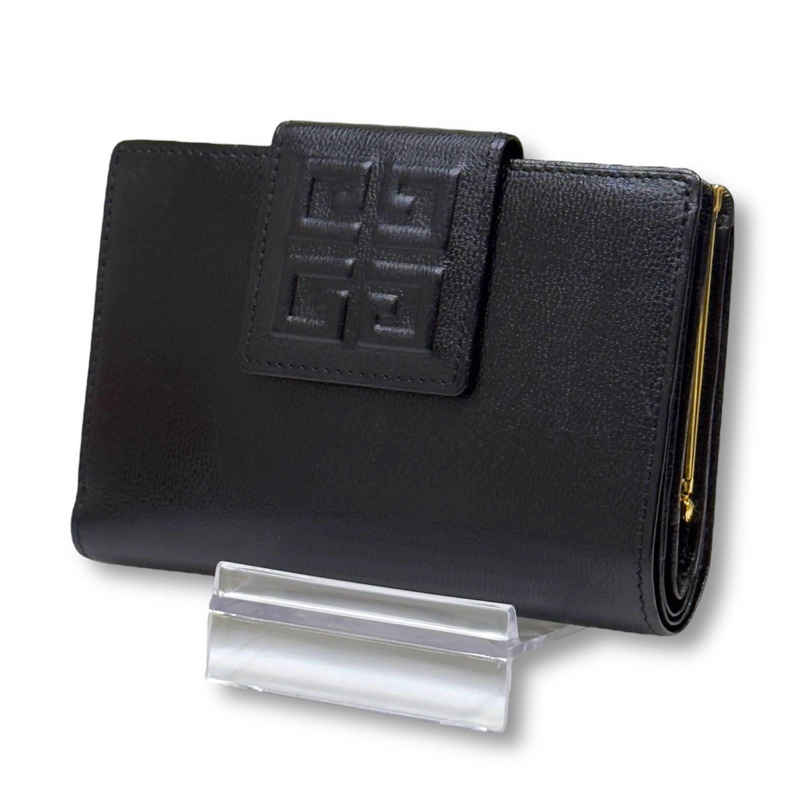 GIVENCHY ジバンシー がま口 二つ折り財布 4Gロゴ ヴィンテージ Agioka