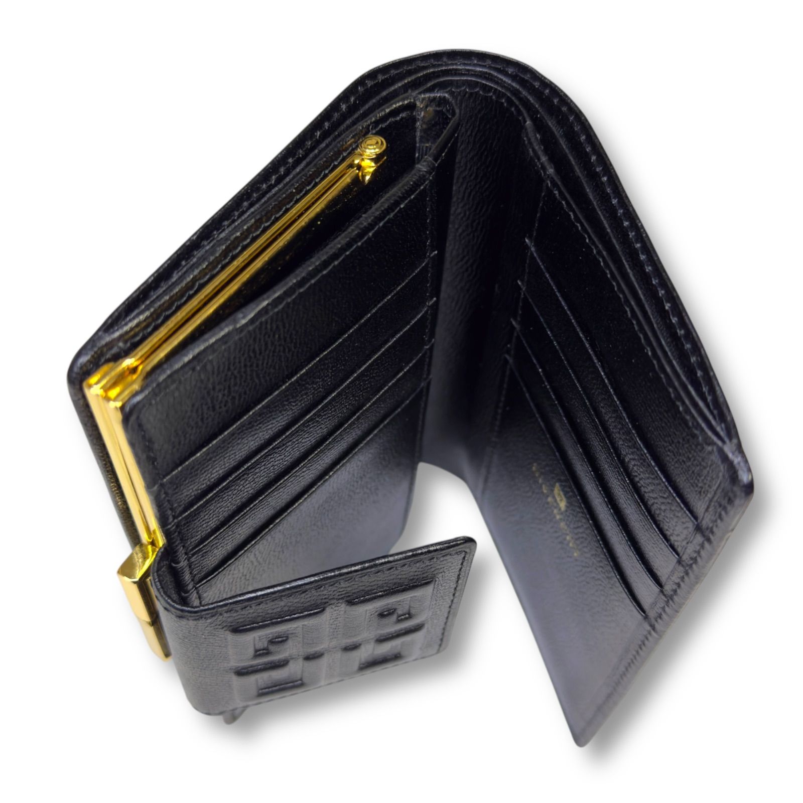 GIVENCHY ジバンシー がま口 二つ折り財布 4Gロゴ ヴィンテージ Agioka