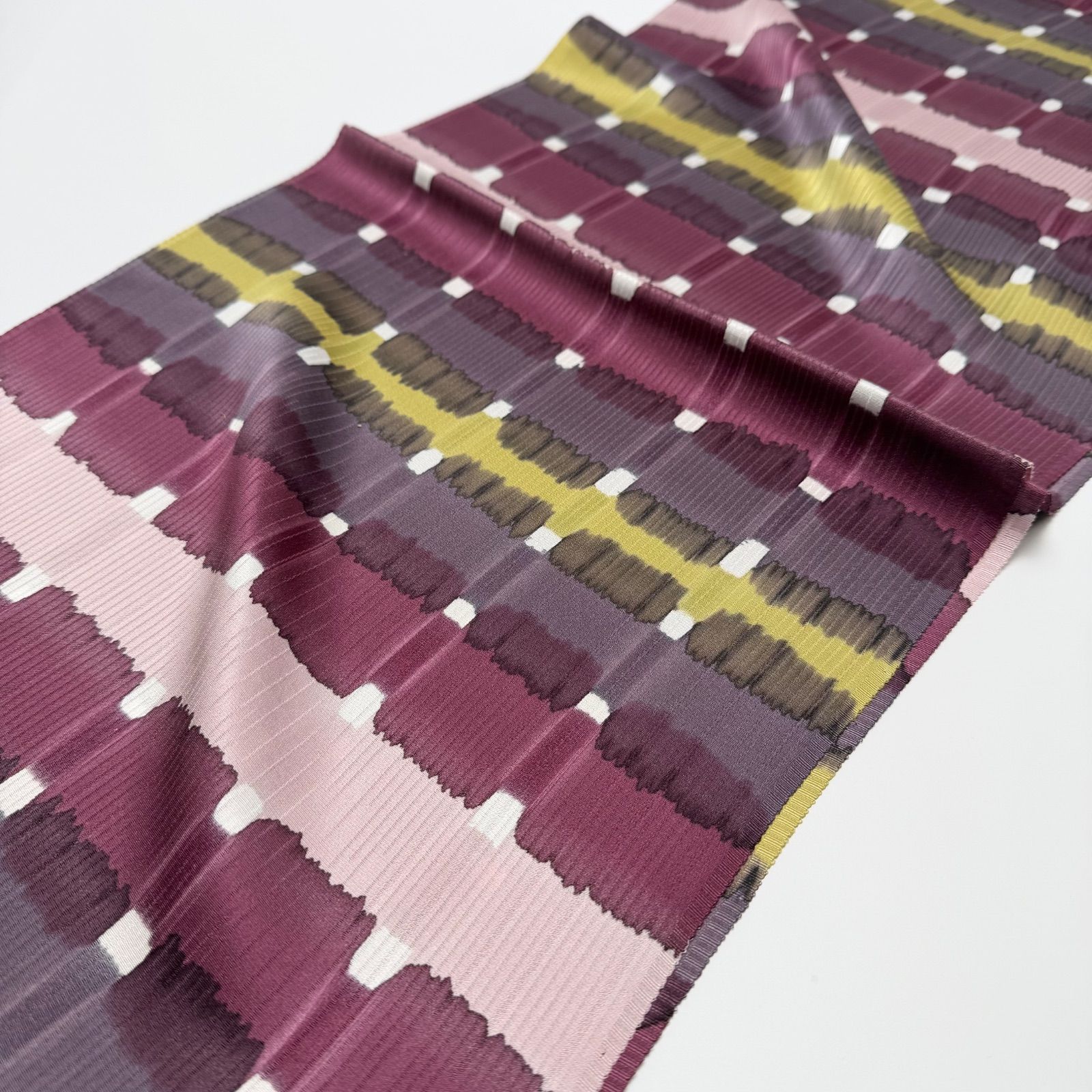 帯揚げ 和小物さくら 横段 四色グラデーションぼかし 0226