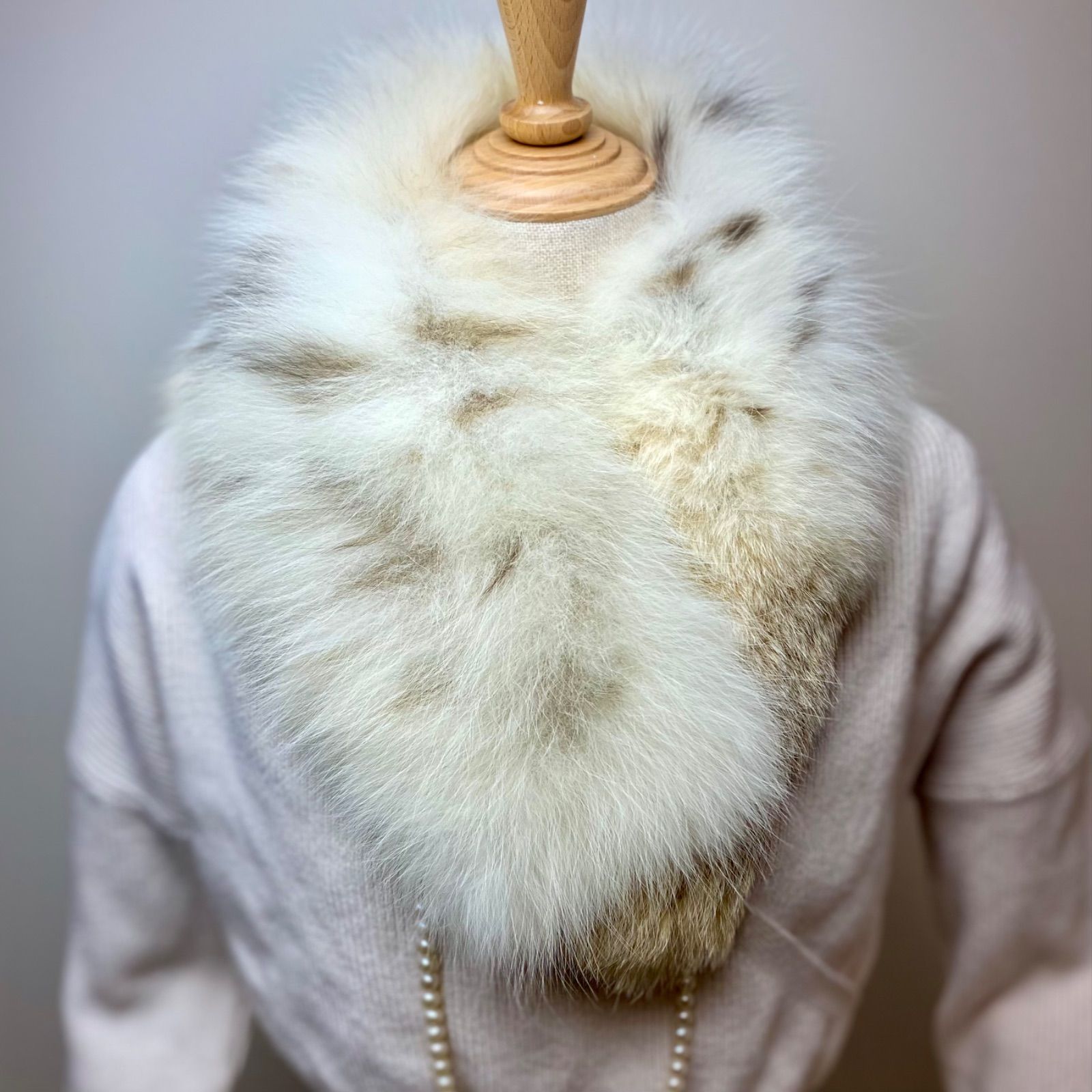 希少！！ 最上級✨LYNX CAT （リンクスキャット）両面毛皮 マフラー