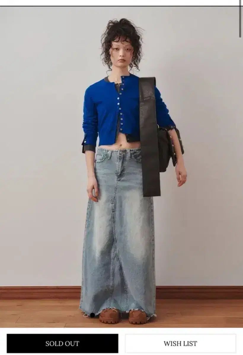 プリーズプロジェクト デニム マキシ ロング スカート