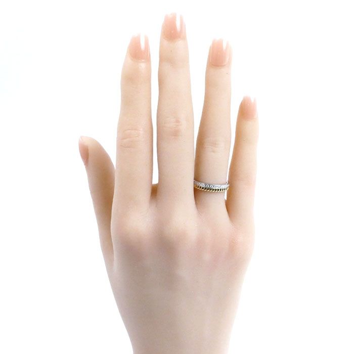 Boucheron ブシュロン K18YG/WG キャトル ラディアント ハーフ