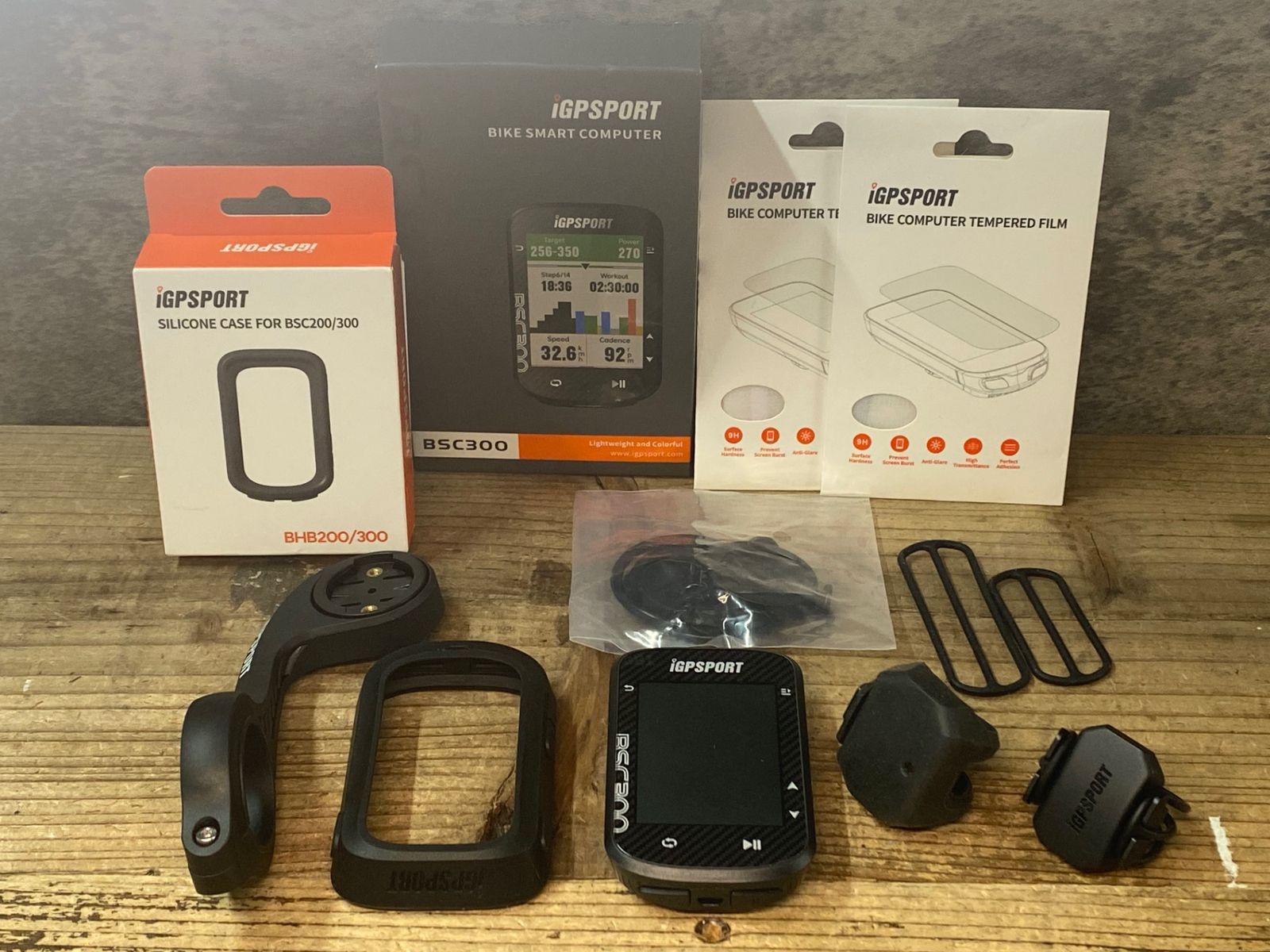 JJ 891 iGPSPORT BSC 300 GPS サイクルコンピューター センサー マウント セット