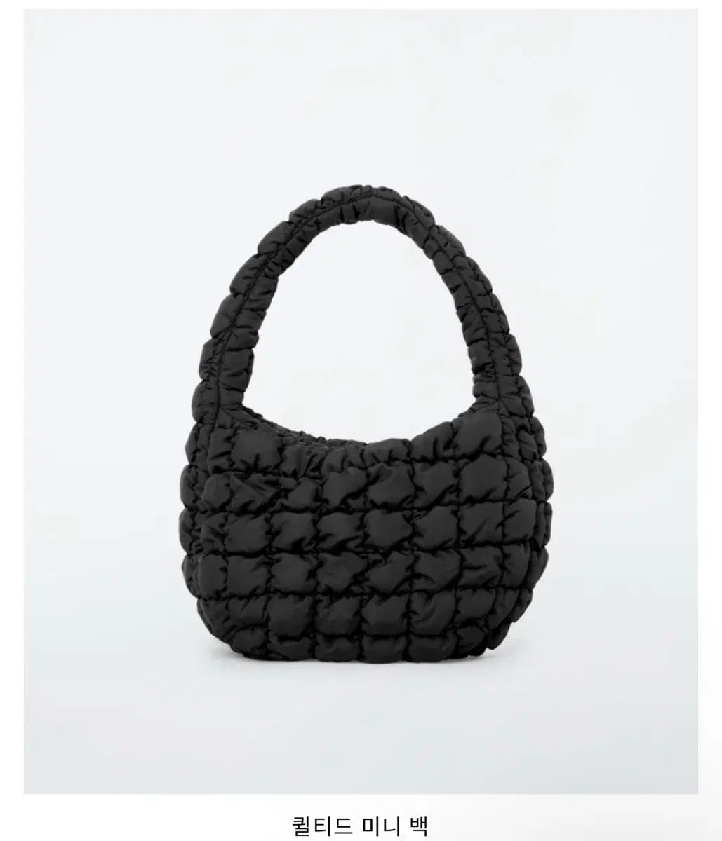 コス キルト ミニバック ブラック