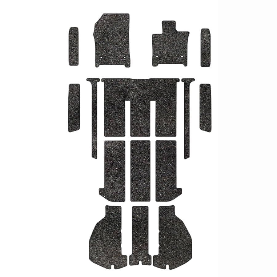 外箱段ボール無し 中身は です M K アルファード ヴェルファイア フロアマット ４０系 7人乗り R 5 6～ ブラック