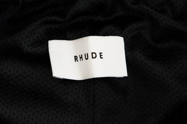 【中古】RHUDE ルード Reflective Zip Shorts リフレクティブ ジップ ショーツ ハーフパンツ XL 黒 ブラック 250801 RHUDE ルード Reflective Zip Shorts リフレクティブ ジップ ショーツ
