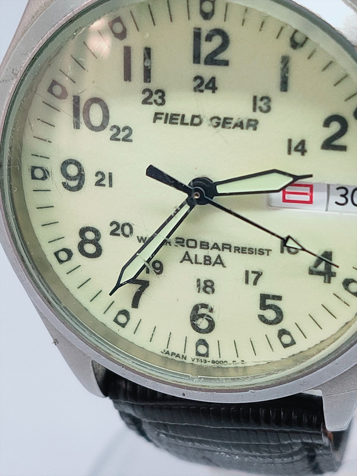 稼働】SEIKO アルバ ALBA フィールドギア FIELD GEAR デイデイト V743