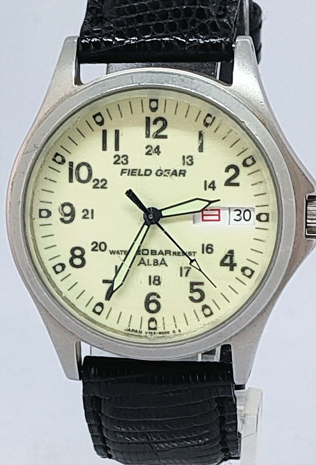 稼働】SEIKO アルバ ALBA フィールドギア FIELD GEAR デイデイト V743