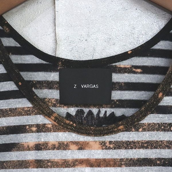 広尾店】ザックバルガス ZAC VARGAS ボーダー タンクトップ ダメージ