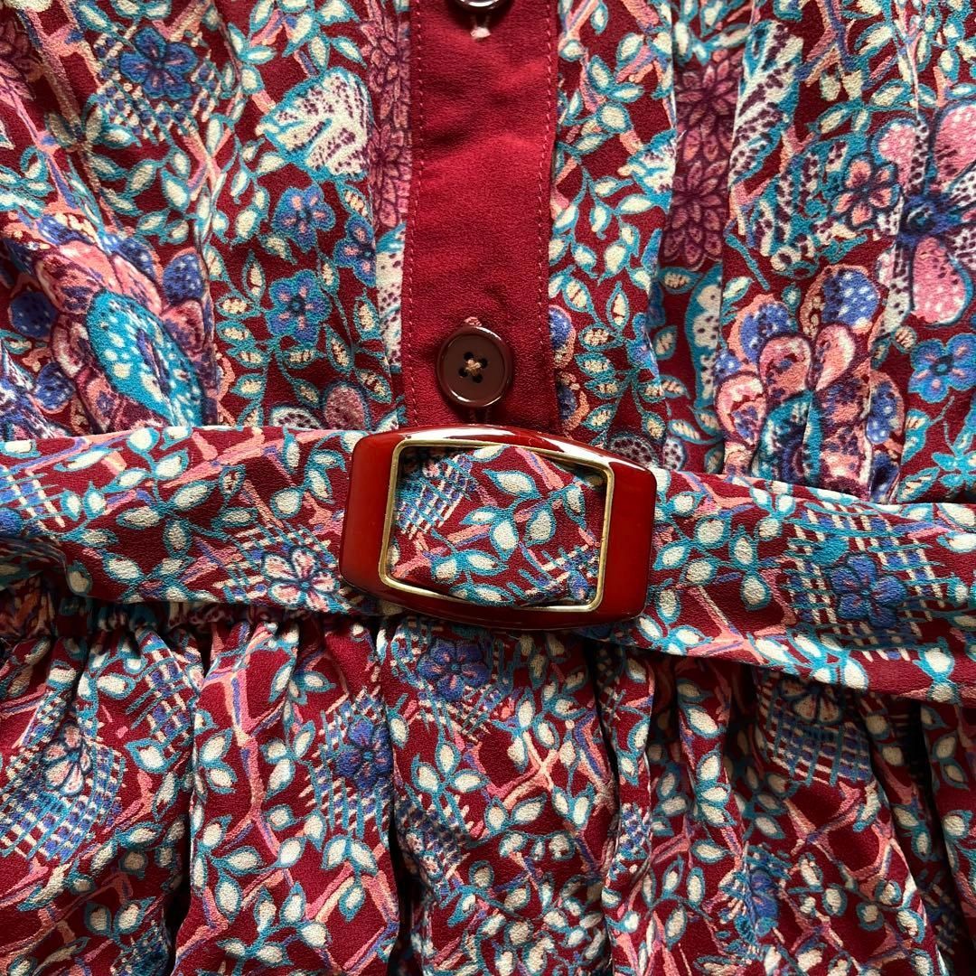 幾何学 花柄スタンド