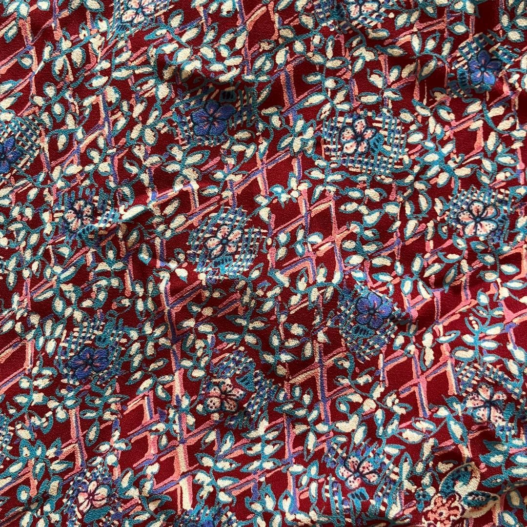 幾何学 花柄スタンド