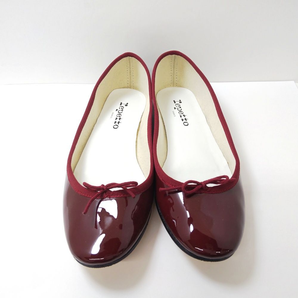 repetto レペット フラットシューズ レディース サイズ40 ワインレッド