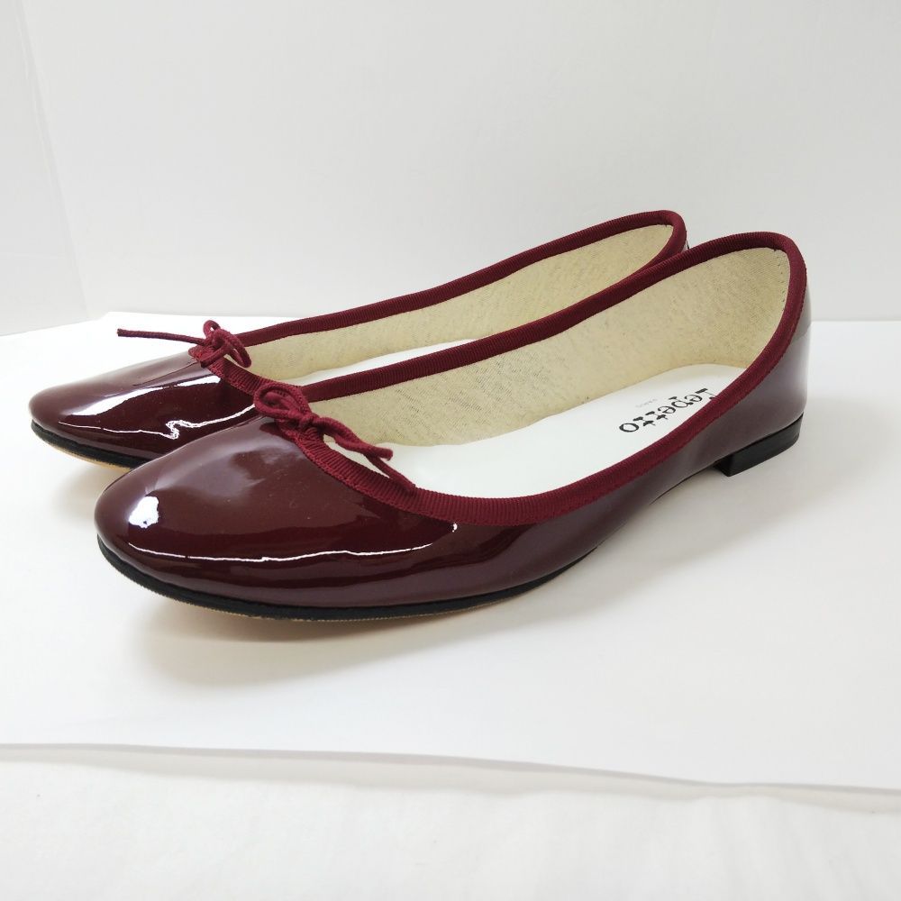 repetto レペット フラットシューズ レディース サイズ40 ワインレッド