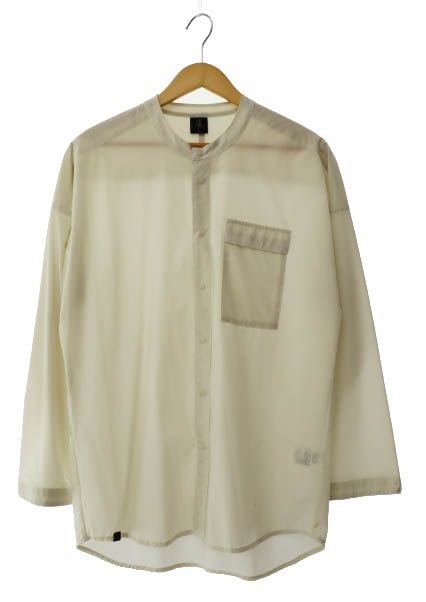 【中古】凌 SHINOGI シノギ ヒトリシズカ round neck ラウンド ネック アウトドア 長袖シャツ AS1847 L●251029 凌 SHINOGI シノギ ヒトリシズカ round neck ラウンド ネック