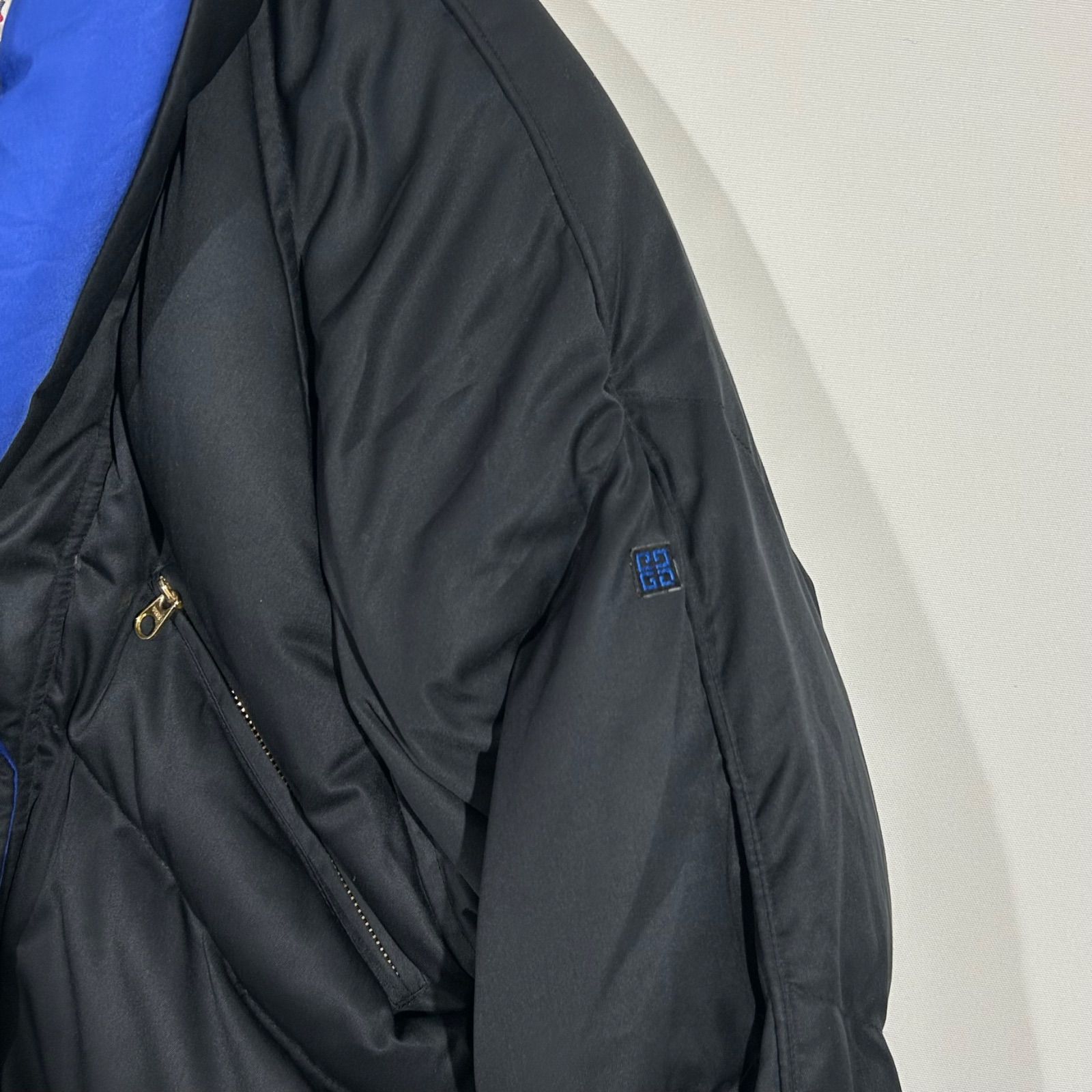 ジバンシィ プレイ GIVENCHY PLAY 金ボタン 肉厚 ダウンコート ダブル