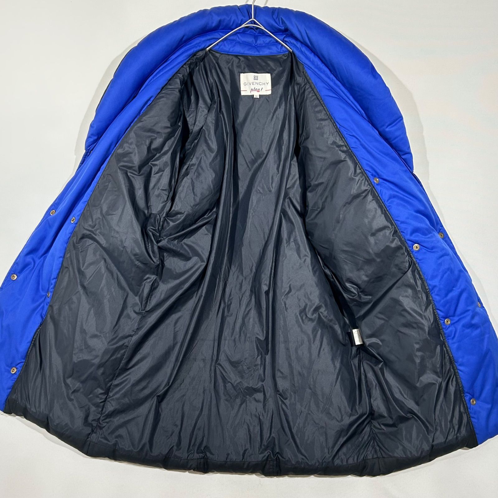 ジバンシィ プレイ GIVENCHY PLAY 金ボタン 肉厚 ダウンコート ダブル