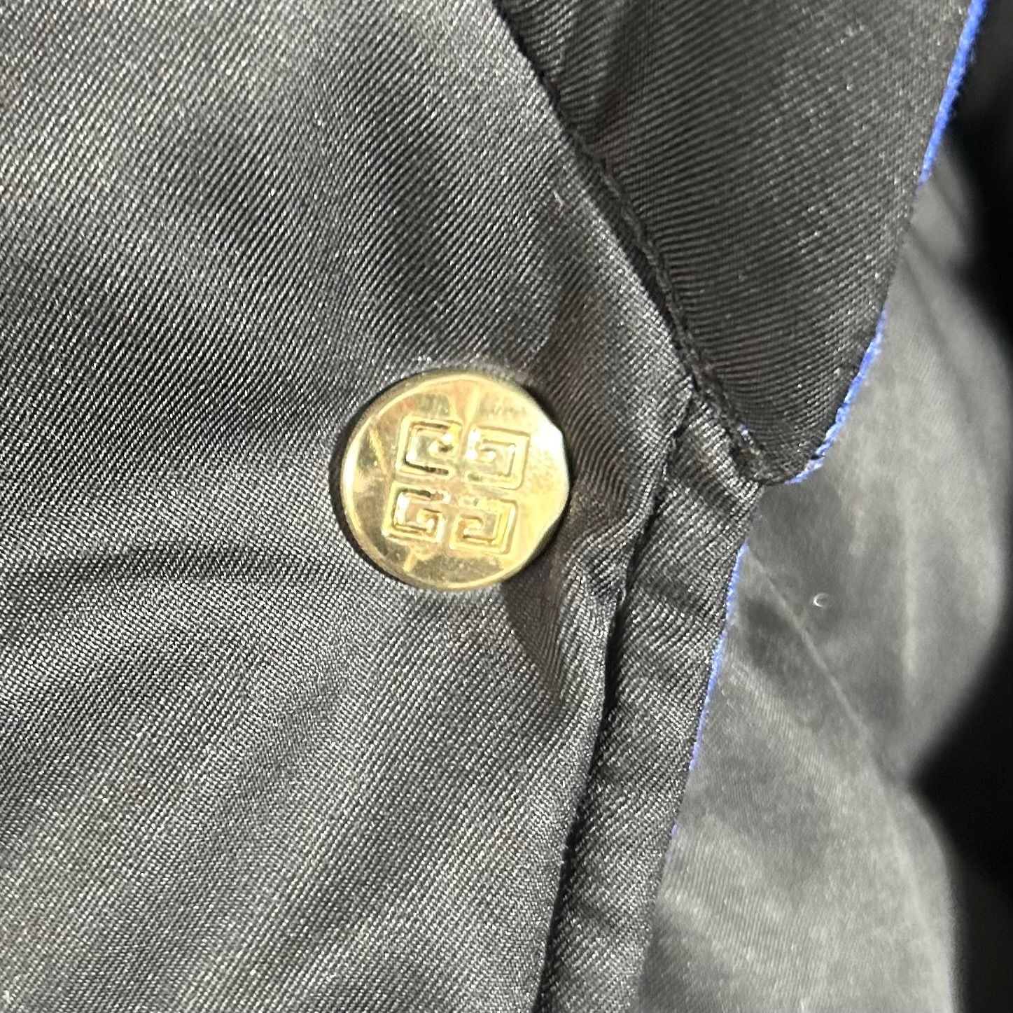 ジバンシィ プレイ GIVENCHY PLAY 金ボタン 肉厚 ダウンコート ダブル