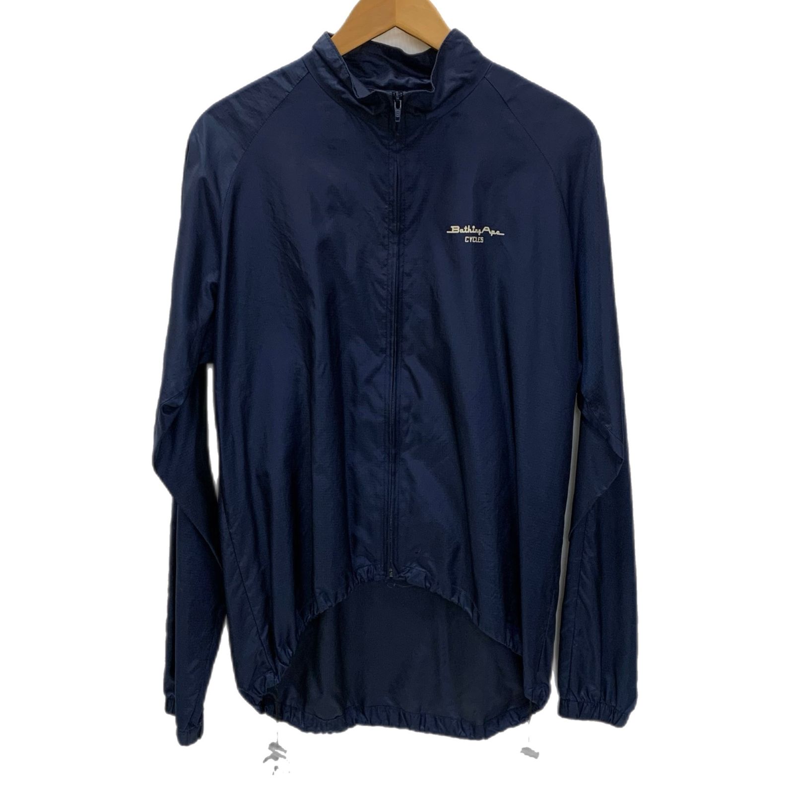 アベイシングエイプ A BATHING APE ナイロン ジャケット ネイビー M